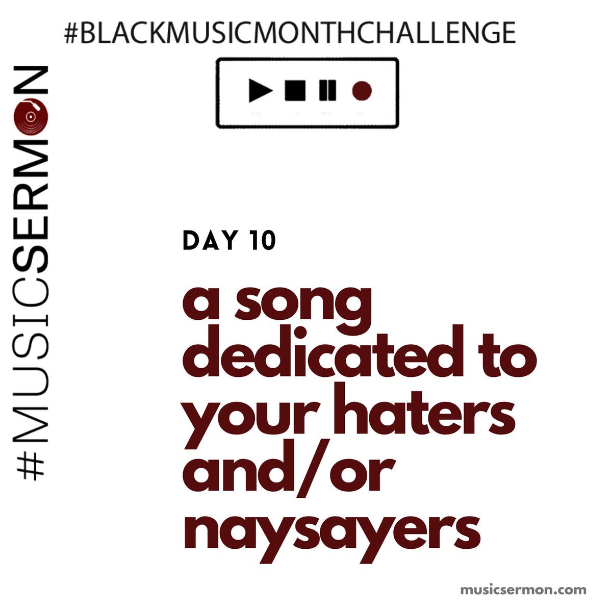 Sometimes you gotta remind people who you are. Sometimes you gotta have superhero music to remind *yourself* who you are when folks are trying you. For Day 10 of the  #BlackMusicMonthChallenge, share a song for the people who clearly need to ask about you.