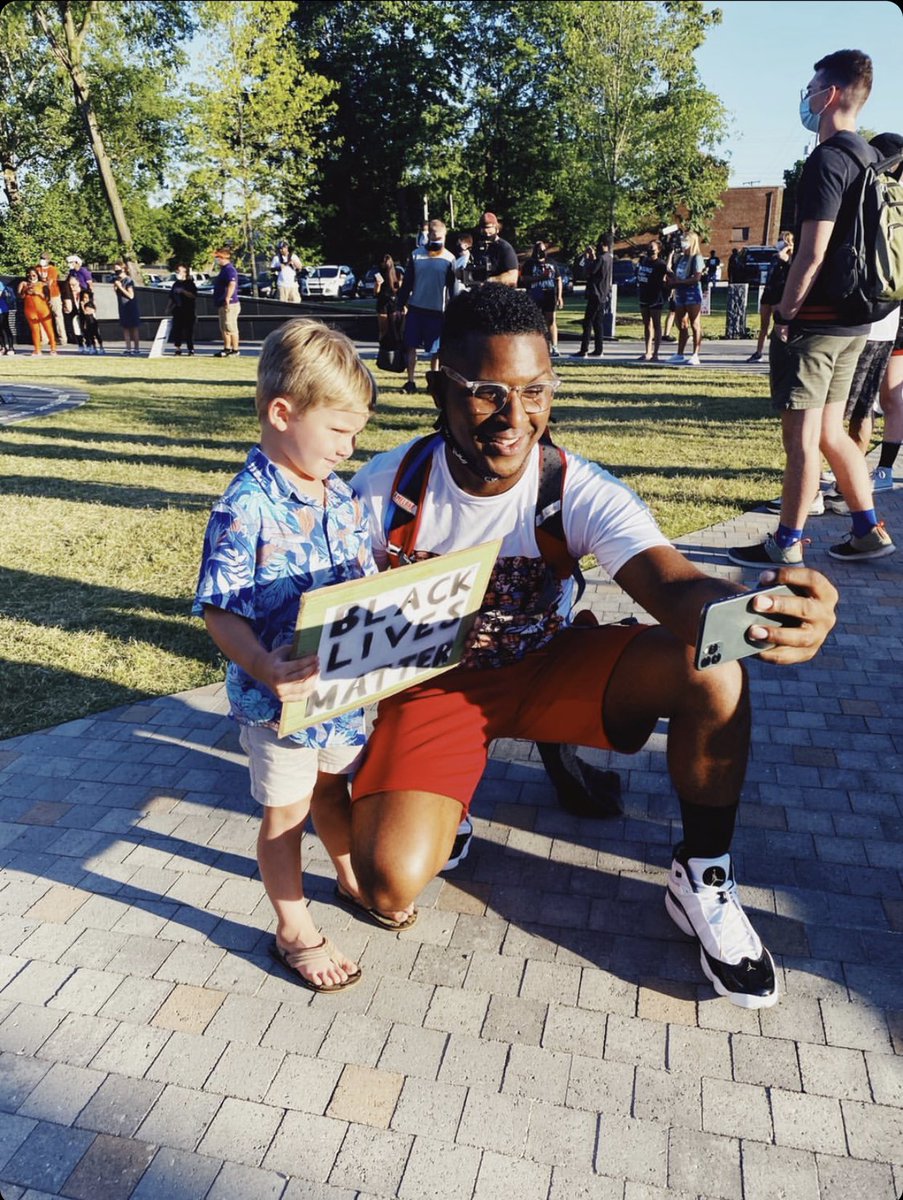 DevanteRHill's tweet photo. Racism is taught. No one is born racist. I’m so glad that we have an opportunity to change the narrative and teach the next generation a different way. https://t.co/9e21UPPDUS