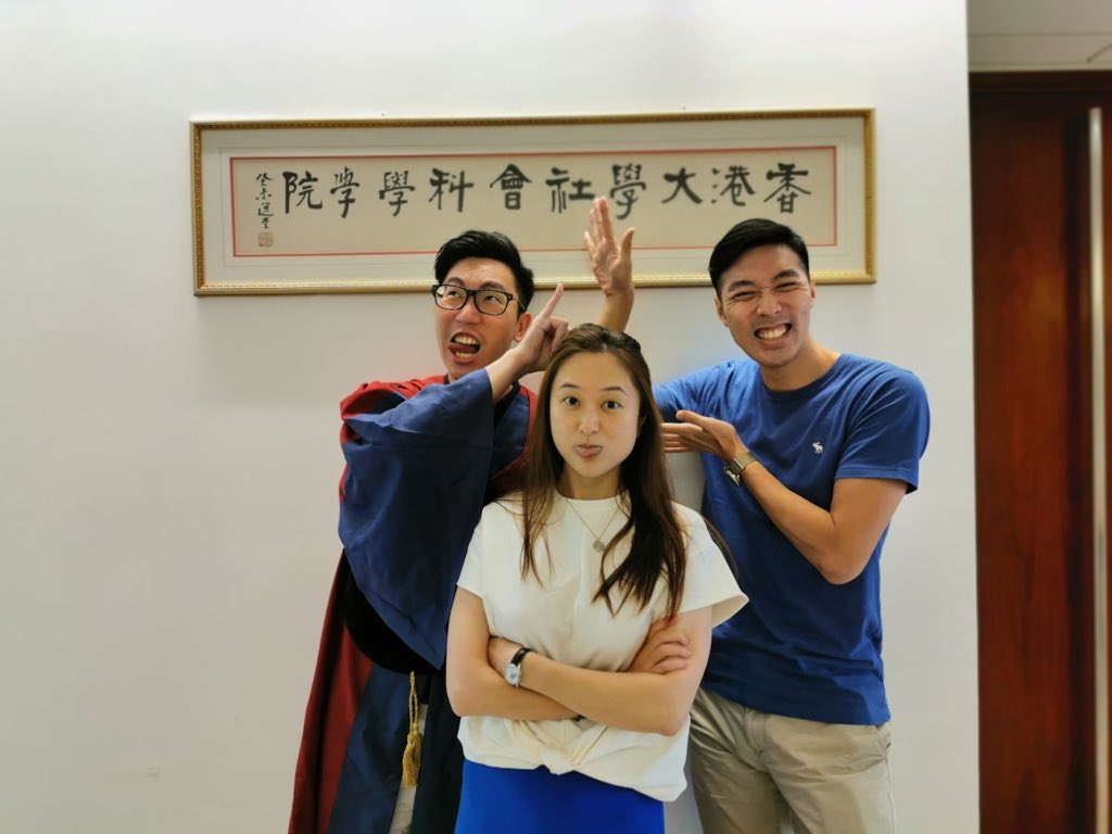 Can’t handle these two without a bit of humour. #PhD #hku #swsa