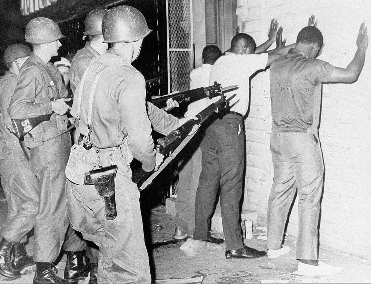 AfricanArchives's tweet photo. 53 years ago today, The Newark Rebellion began, sparked by display of police brutality. https://t.co/V7eu6rnObK