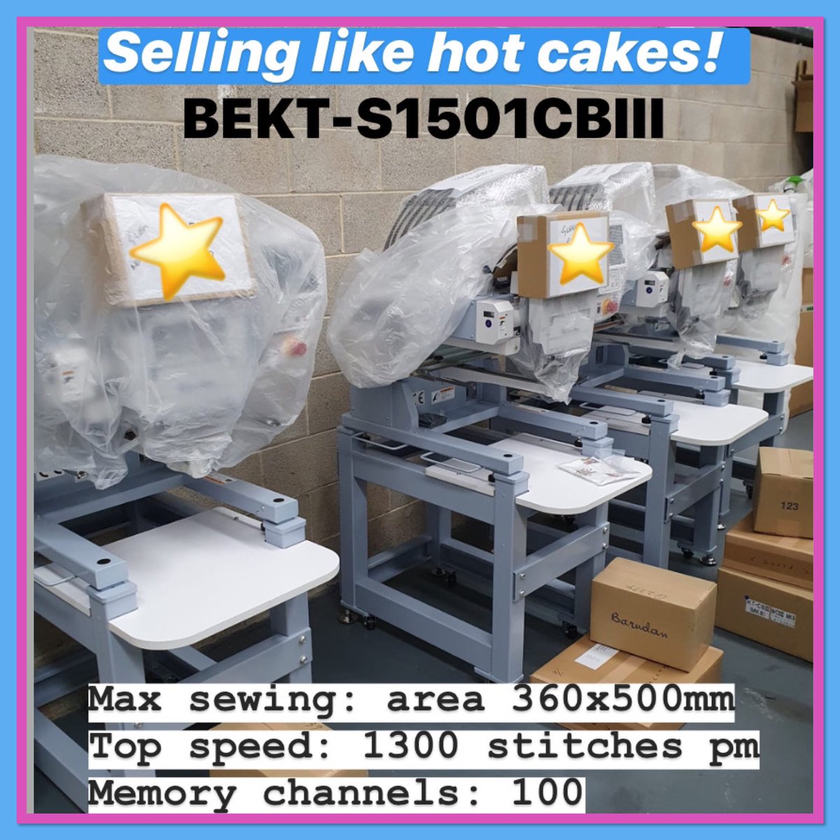 BarudanUK's tweet image. #sellinglikehotcakes #Barudan #singlehead #embroiderymachines #highstandards #exceedexpectations #qualitymatters #bethebestyoucanbe #investinyourfuture #investinthebest #beproud #builtinJapan #builttolast #exceptionalquality #robust #reliable
#embroidery #machineembroidery