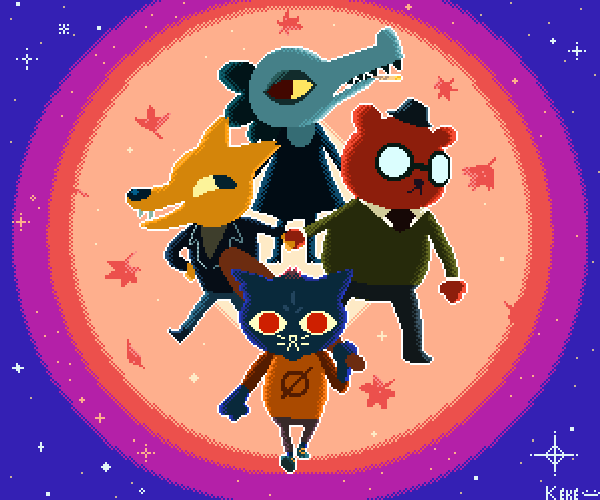 Kekeflipnote's tweet photo. ᶜʳᶦᵐᵉˢˀ HELL YEAH! 🍂🐱🦊🐻🐊🍁

#pixelart  #ドット絵 #nightinthewoods https://t.co/1sUNXbQmBi