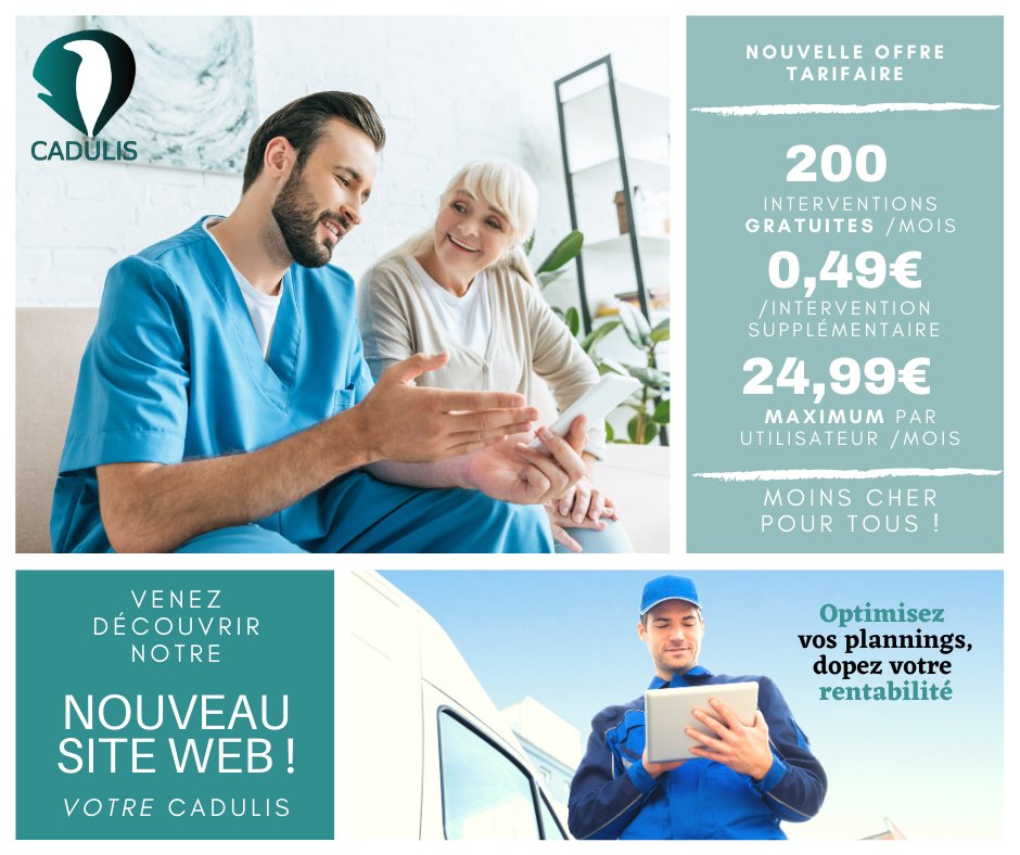 Envie d’en prendre plein les yeux ? 👀 Envie de mieux comprendre ce que Cadulis peut vous apporter ?🧐
Rendez vous sur notre nouveau site web !
cadulis.com Gestion d'activités terrain - Optimisez vos plannings, dopez votre rentabilité