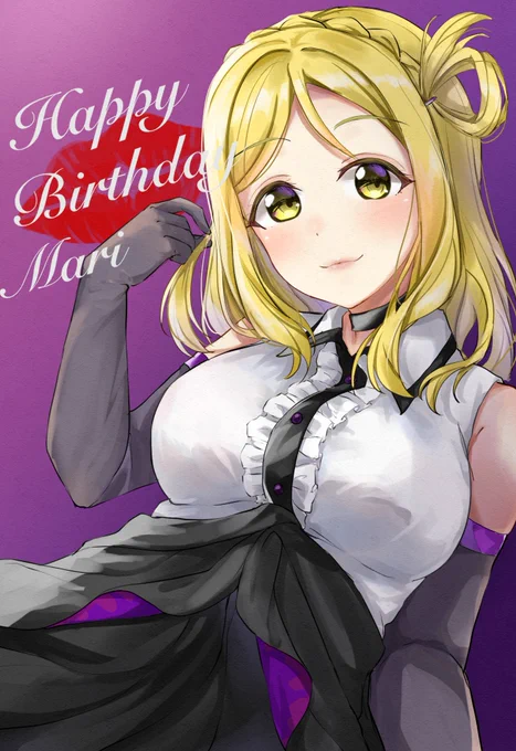 鞠莉ちゃんお誕生日おめでとう?
シャイニーー✨

#lovelive_sunshine 
#小原鞠莉生誕祭2020 