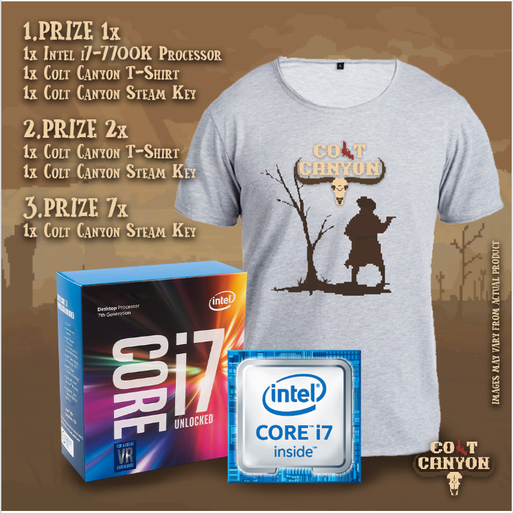ColtCanyon's tweet photo. Only three days left to enter our Colt Canyon #raffle and your chance to win an Intel i7-7700K Processor, Colt Canyon swag and Steam keys!

https://t.co/dldF9vsuqb

#competition #giveaway #goodluck #contest #giveawayalert https://t.co/olQIb039ey