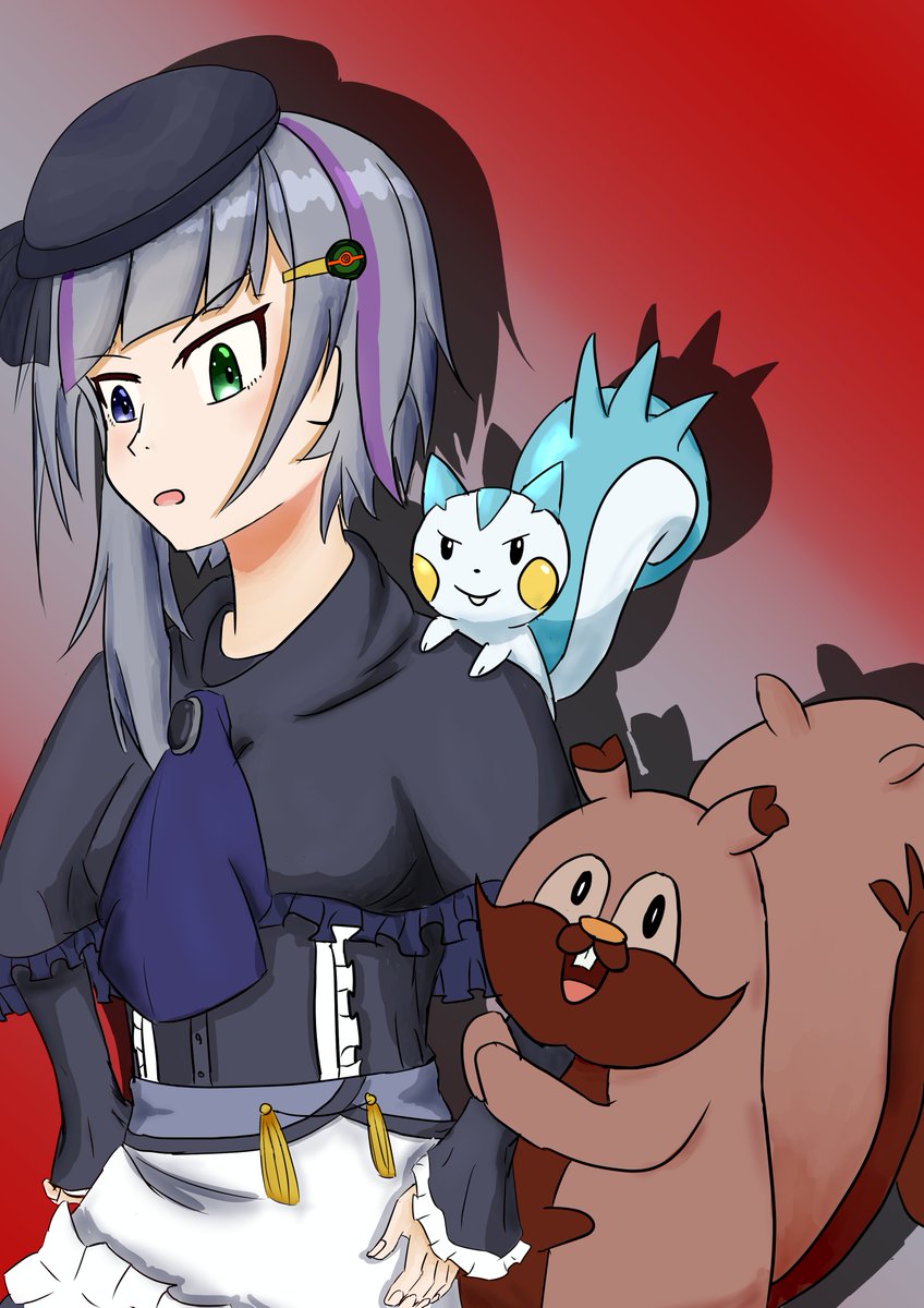 のゆう 利恵ちゃんとリスポケモン Cueイラスト部 キュー 丸山利恵