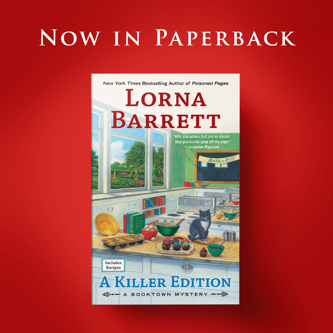 BerkleyMystery's tweet photo. In A KILLER EDITION by @LornaBarrett, one thing is for sure, someone is stirring up something more sinister than sweet! The 13th Booktown Mystery is available now in mass market! Start reading today: https://t.co/CCmJxX1jXl https://t.co/LBdNkNyqUT