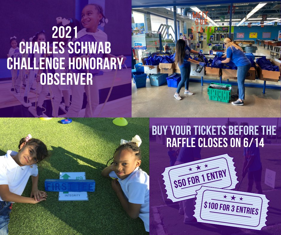Congratulations to the <a href="/CSChallengeFW/">Charles Schwab Challenge</a> players. While we cannot celebrate together this year, there is still a way to give back to 2 deserving organizations. Purchase your raffle tickets or text "PATTERSON” to 243725 to support the <a href="/BGCGTC/">Boys & Girls Clubs of Greater Tarrant County</a> &amp; @TheFirstTeeFW! bit.ly/2X88R7O