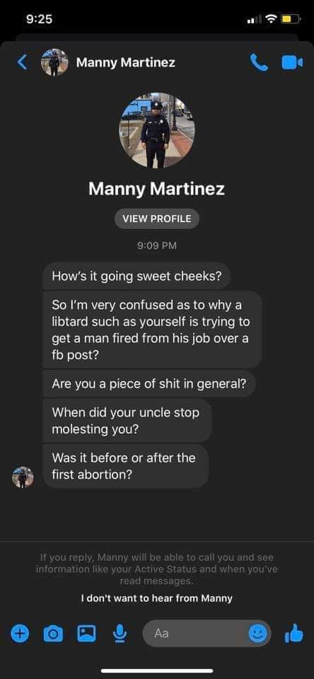 HellaKnives's tweet photo. Racist Cop in Waterbury CT. https://t.co/FPde9LUZWl