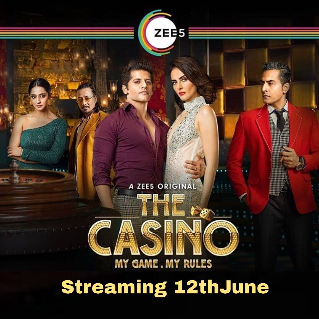 Watch #TheCasino, premieres 12th June, on #ZEE5.my bro @KVBohr @manizhe | @sudhanshu1974 | @AindritaR | @gajjarhardik | @mantramugdh