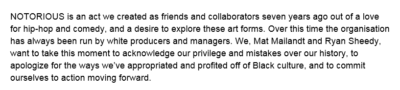 Notorious tweet media