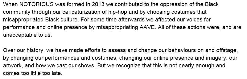 Notorious tweet media