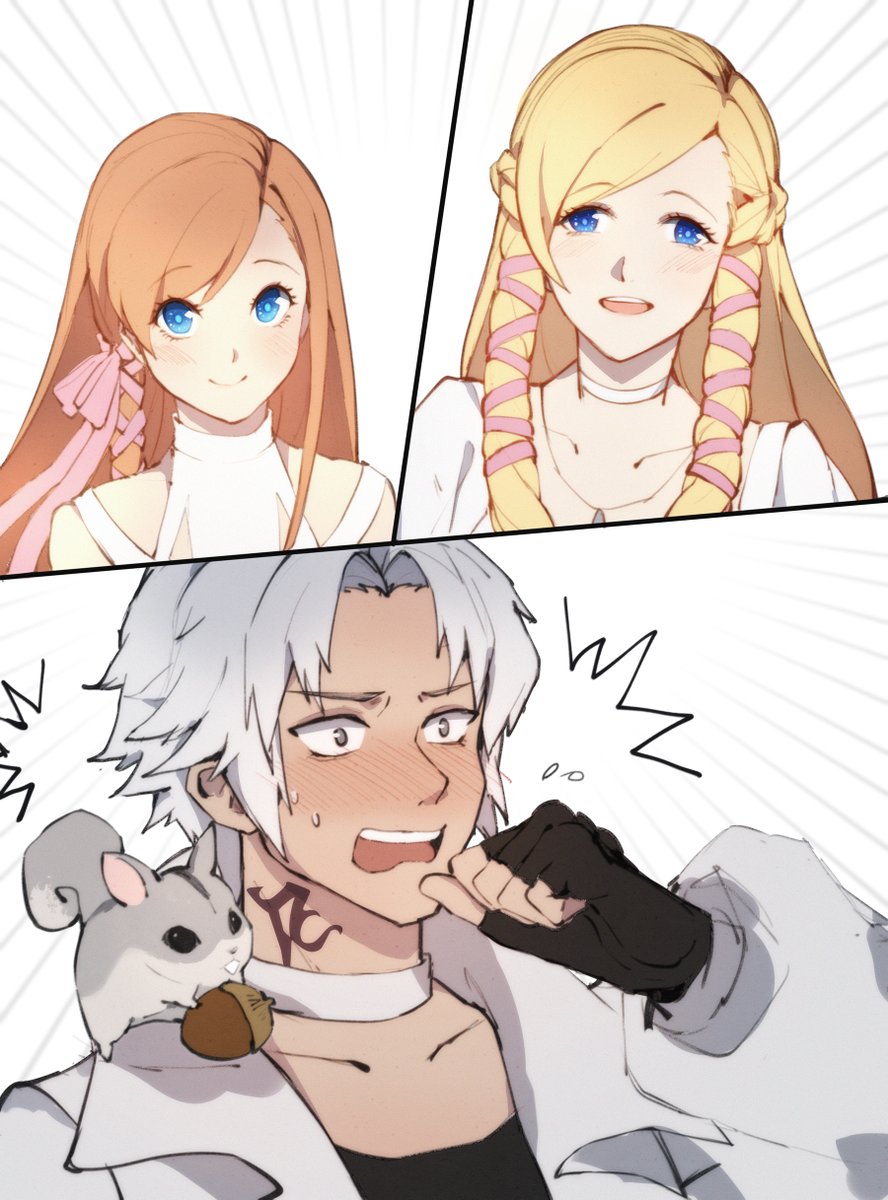 Thancred's happy family life.?
#FFXIV #FF14 