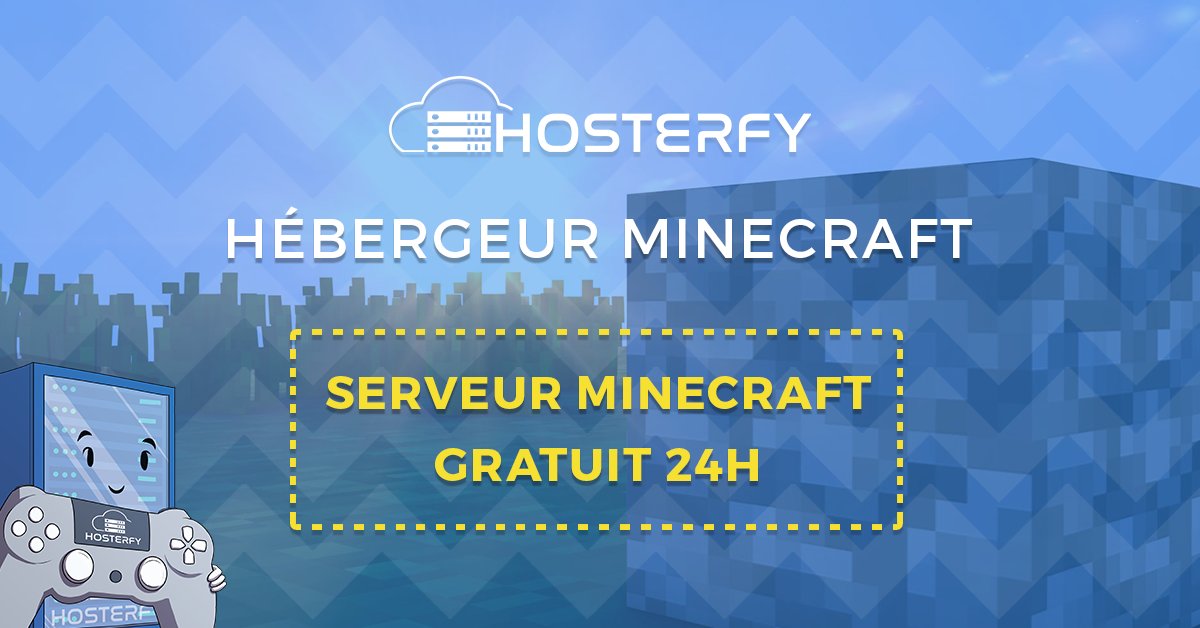 Hosterfy's tweet image. ⛏️Vous cherchez un #hebergeur de #serveur #Minecraft performant avec des ressources extrêmes ? 

Ne cherchez pas plus loin !

Testez notre offre d'essai #gratuite 😉

▶️Site: hosterfy.com

#hebergement #mc #minecraft #gratuit #serveurmc #serveurminecraft #ramdediee
