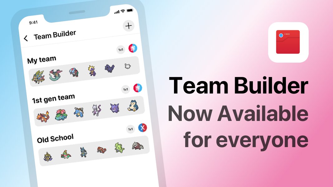 Programming - Pokémon iOS App with Showdown Team Builder & Damage