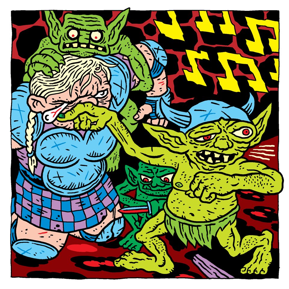 PlayFantasyX2's tweet image. Dungeoning #Comics 1-3. Not looking good for our hero, but wait-- what&apos;s that you hear, Pokey Gnoblin?

Collection at: godungeoning.com/the-comic #rpg #gamedev #dnd