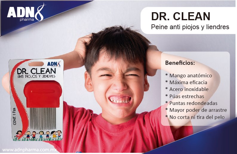 Elimina piojos y liendres.
Contamos con un peine pediculicida metalico, que ayuda a combatir la lucha entre tu hijo y los piojos.
#HazQueTuSaludBrille