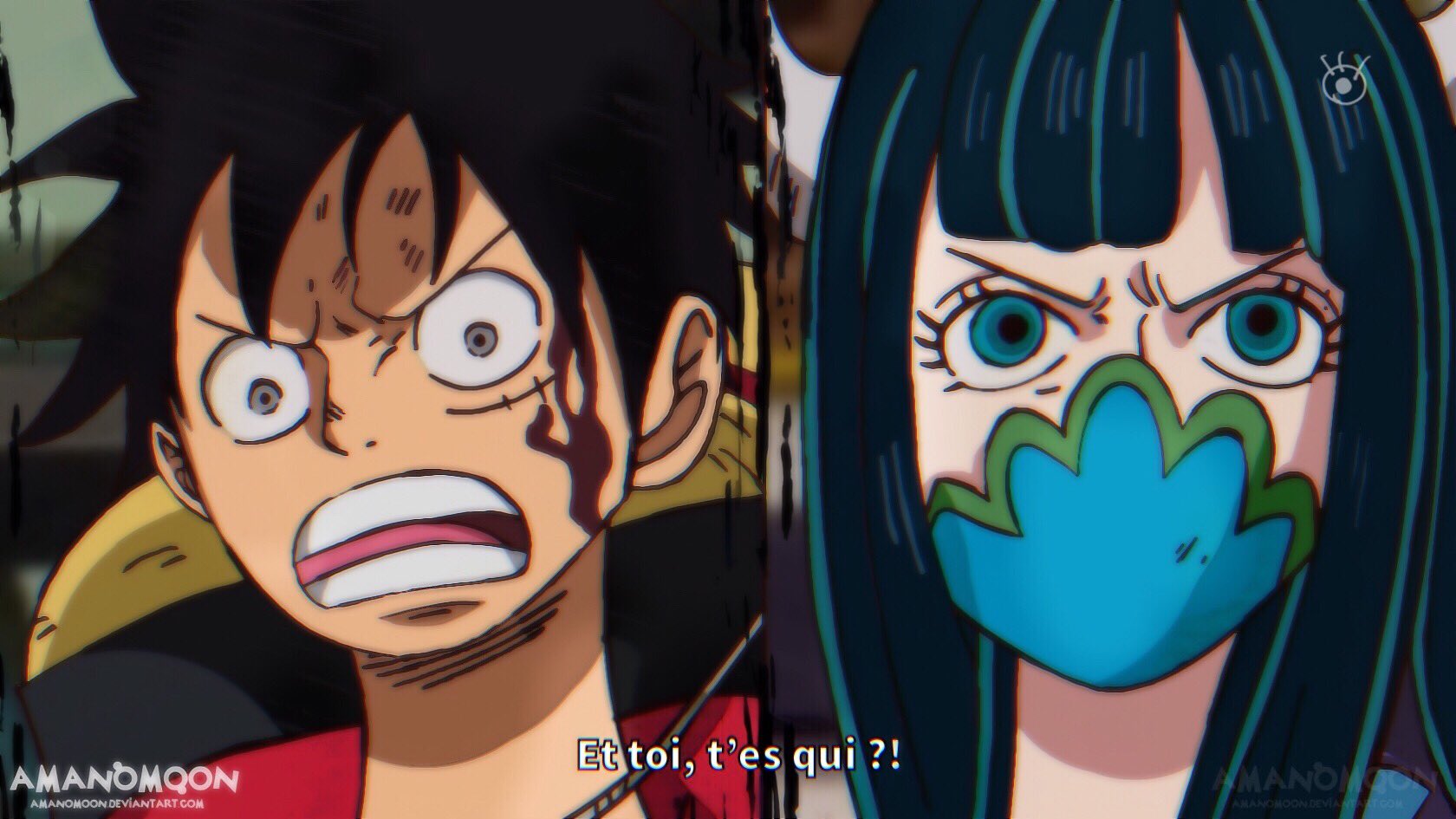 Pandaman One Piece アマノムーン ルフィ One Piece Chapter 9 Luffy Et Ulti La Tobiroppo Anime Style T Es Qui Rt If You Want To Support Me Thanks