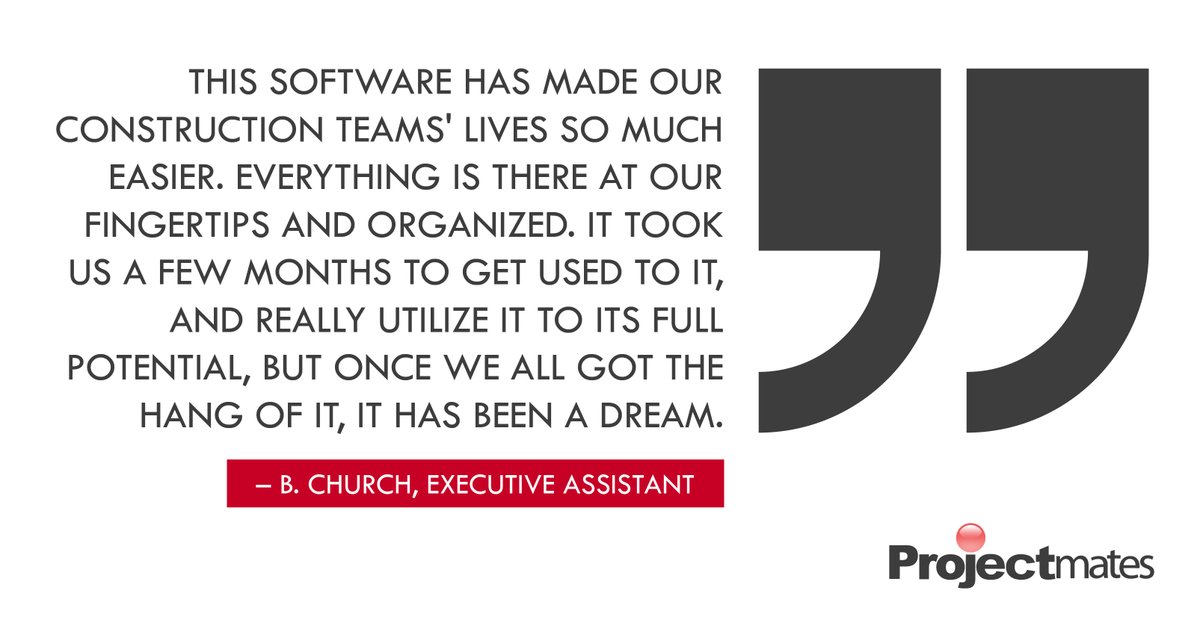 Projectmates's tweet image. #constructionsoftwaresolution #projectmates