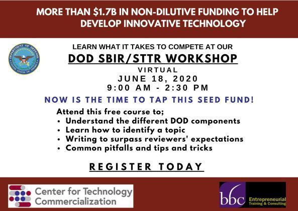 The @dodsbir program funds technology development that may solve big problems. The <a href="/sbirgov/">America's Seed Fund</a> program has non-dilutive funding supporting high-tech Startups.  Is that you?  Find out at our free DOD Workshop on 6/18.  buff.ly/2Ypj6Ui <a href="/WARF_News/">WARF (Wisconsin Alumni Research Foundation)</a> <a href="/Stout_ENGR/">UW-Stout Engineering</a> <a href="/UWM_Engineering/">UWM Engineering</a>