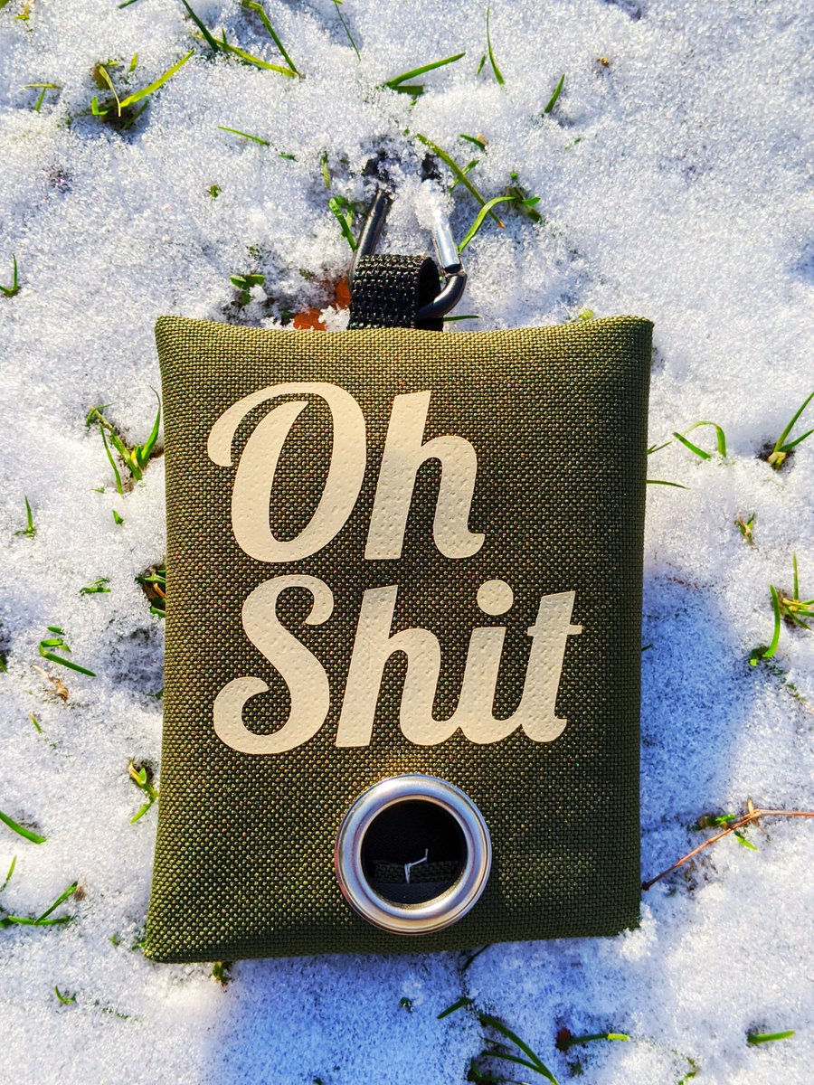 CuddlyBoutique's tweet photo. Picking up poop may not always be a fun thing to do, but it's necessary. Always pick up poop and add some humor to your days by buying this 'Oh Shit' poop bag! Shop small and shop local today! 🐾 #poopbags #dogaccessories #dogaccessory #hobokendogs #dogsofhoboken #shoplocal https://t.co/PQzFqkXhGk