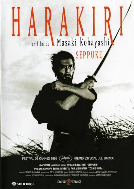 Харакири 1962. Seppuku (1962, Масаки Кобаяси). Тацуя Накадаи харакири.