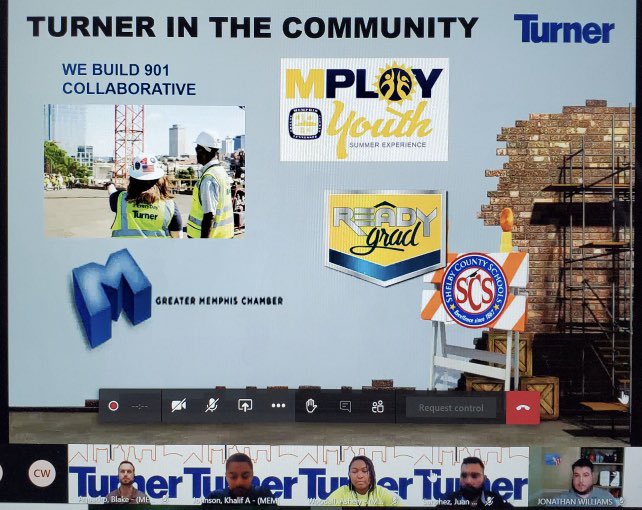 MSCS_CCTE's tweet image. Leaders from @TurnerMemphis provided a career exploration experience to the @SCSK12Unified @SCS_CCTE students in the @CityOfMemphis 2020 Virtual Summer Internship program. @TurnerMemphis discussed various careers and also the importance of women in Construction. #WBLinTN #MPLOY