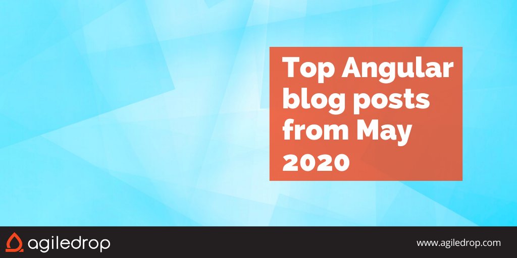 agiledrop's tweet photo. Our recap of the top #Angular blog posts from May features @Jakeherringbone, @ThePracticalDev, @LayZeeDK, @indepth_dev, @EvyBauer, @DanWahlin, @samvloeberghs, @NetanelBasal &amp; @c4rniatto. Have a look: https://t.co/pskGwni2fR

#TypeScript #javascript #FrontEnd https://t.co/0ql2M67SFU