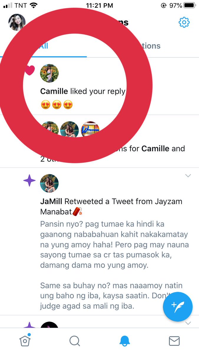 JaneGarneth's tweet photo. Nakaka proud na nakakasaya o nakaka iyak iwan ko baππππ grabi ππ Nilike ni nay @camilltrinidad kahit like lang nakaka proud ππππ Iloveyou jamill #solidmandirigma #jamill https://t.co/wg8rrBjMuw