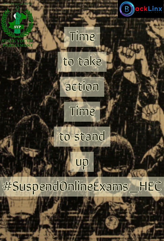 It is the only chance to save the future of many students.... ‼️‼️ Abhi nahi to kabhi nahi💥
We are living in a society where money & exams are more important rather than inculcate knowledge and wisdom 😔😔
#SuspendOnlineExams_HEC
#IStandWithStudents