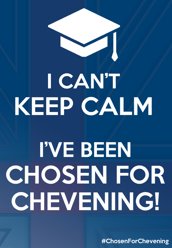 CheveningFCDO's tweet photo. We’re off! Offers for 2020/21 have started going out. If you haven’t heard in the next couple of hours, take a break over the weekend and you should hear from us from next week. That's all the info we can give for now. Hang in there and good luck! #ChosenforChevening https://t.co/CJnuNPdIbp
