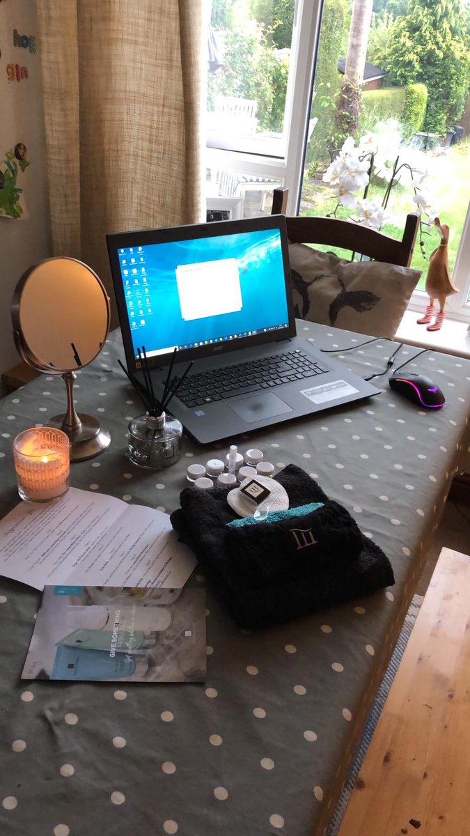 GDewson's tweet photo. Loving my Virtual Facials💆🏻♀️
Offering an hours escapism with a spa experience in your own home and connecting with friends and family is such a treat.
These experiences are for free with the opportunity to treat yourselves if you like to! #spatogo #UptonHour #MalvernHillsHour https://t.co/u5NdjgZyGK