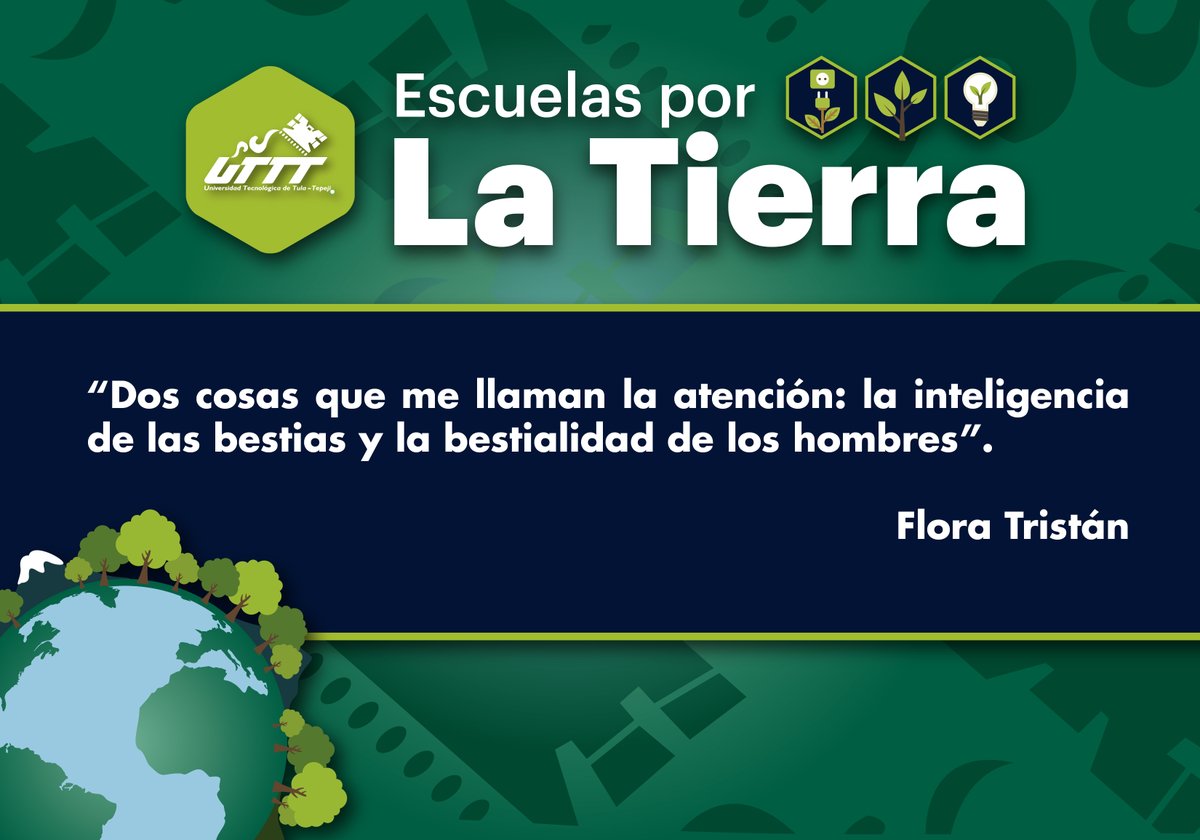 UTTT_MX's tweet photo. Reflexionemos para preservar nuestro planeta y su medio ambiente.
#EscuelasXLaTierra #EDUCA #EarthDayMexico #EducacionAmbientalMundial #EarthDayNetwork #EAMDigital https://t.co/9Ml9rLqd9J