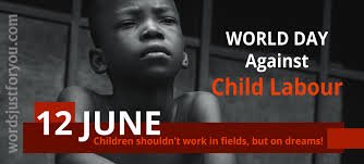 June 12 is observed as #World Day Against Child Labour. The aim is to bring attention to the problem of #childlabour and to find ways to fight against it . 
#WorldDayAgainstChildLabour2020 #ChildRightsFirst @SaveChildrenZIM @hopensalvation_ @MAYOZimbabwe @amandachenai