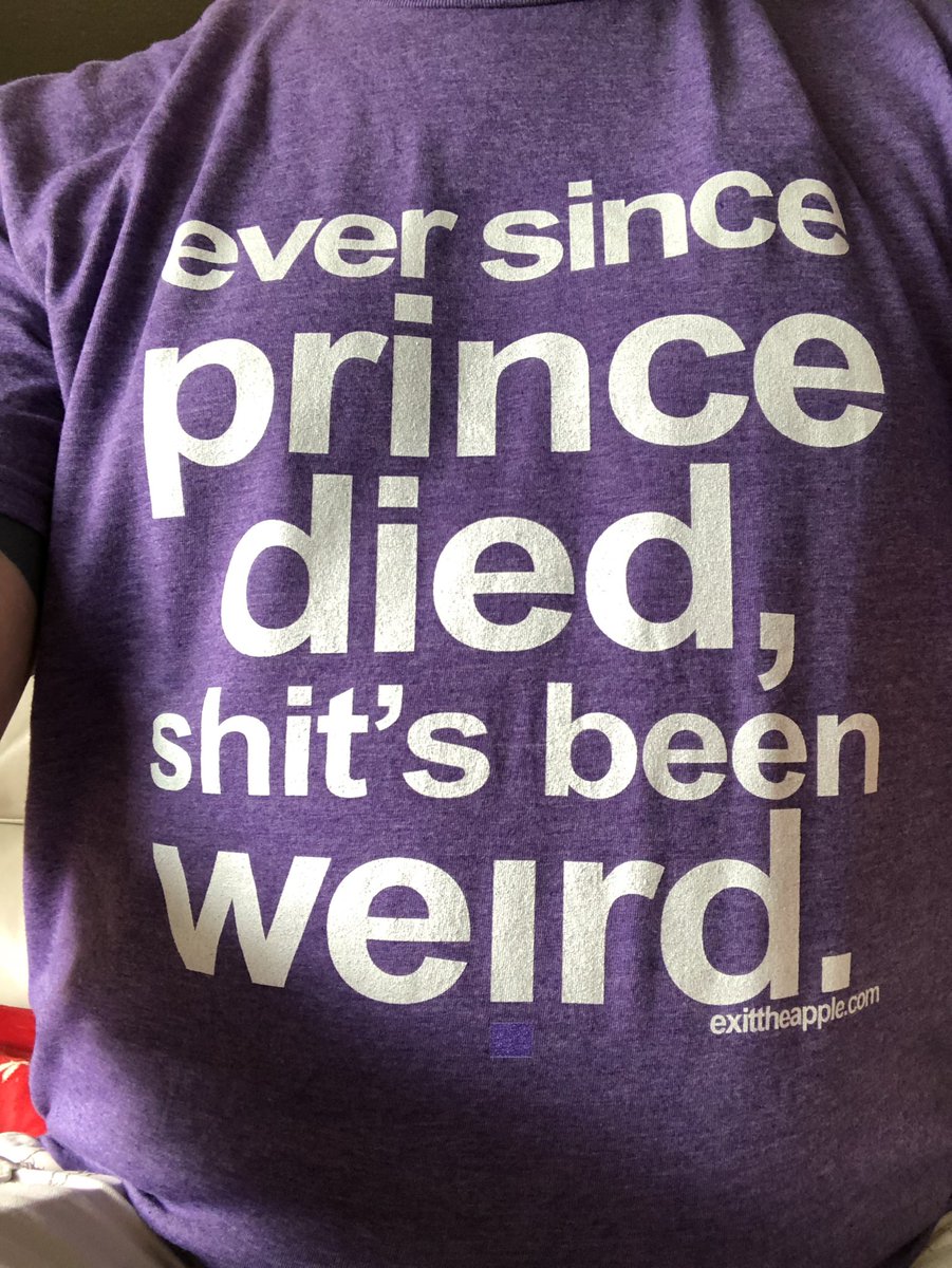 Finally got my new #Prince shirt. 💯