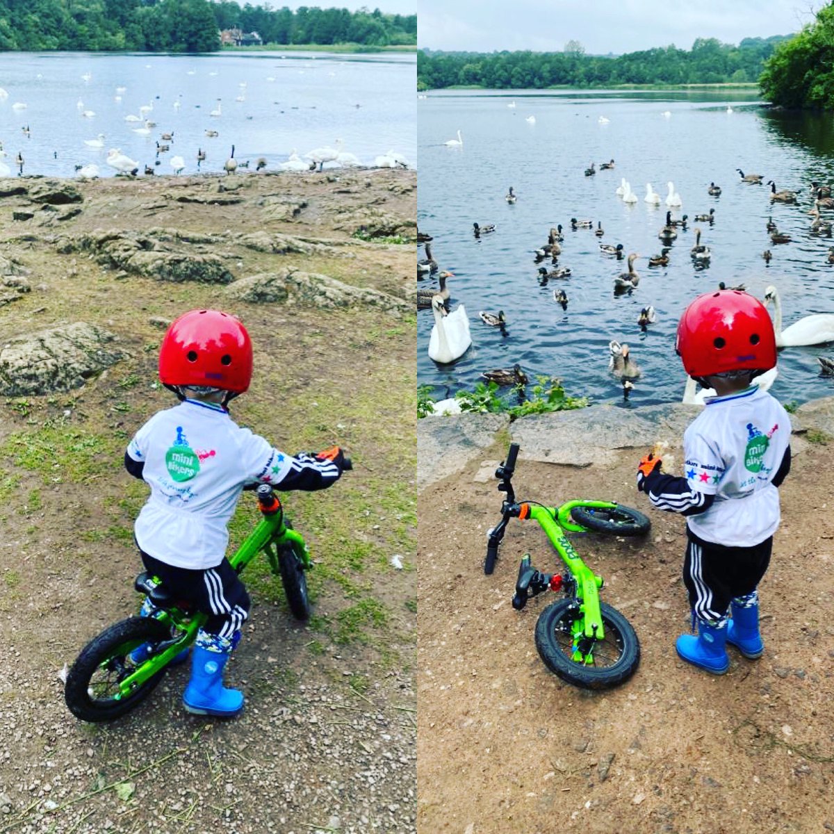 MinibikersUk's tweet photo. Day 6 of #BikeWeekUk 🚴‍♂️👍 Went to feed the 🦆 😊 #minibikers #learntocycle #cycling #activekids #getoutside #cyclinguk #iwanttoride #kidsbikes #kidsbikelessons  #iwanttoridemybike #letthejourneybegin #7daysofcycling #wildlife #frogbikes #balancebikes #2yearsold #toddlerlife https://t.co/5gITmyeCXP
