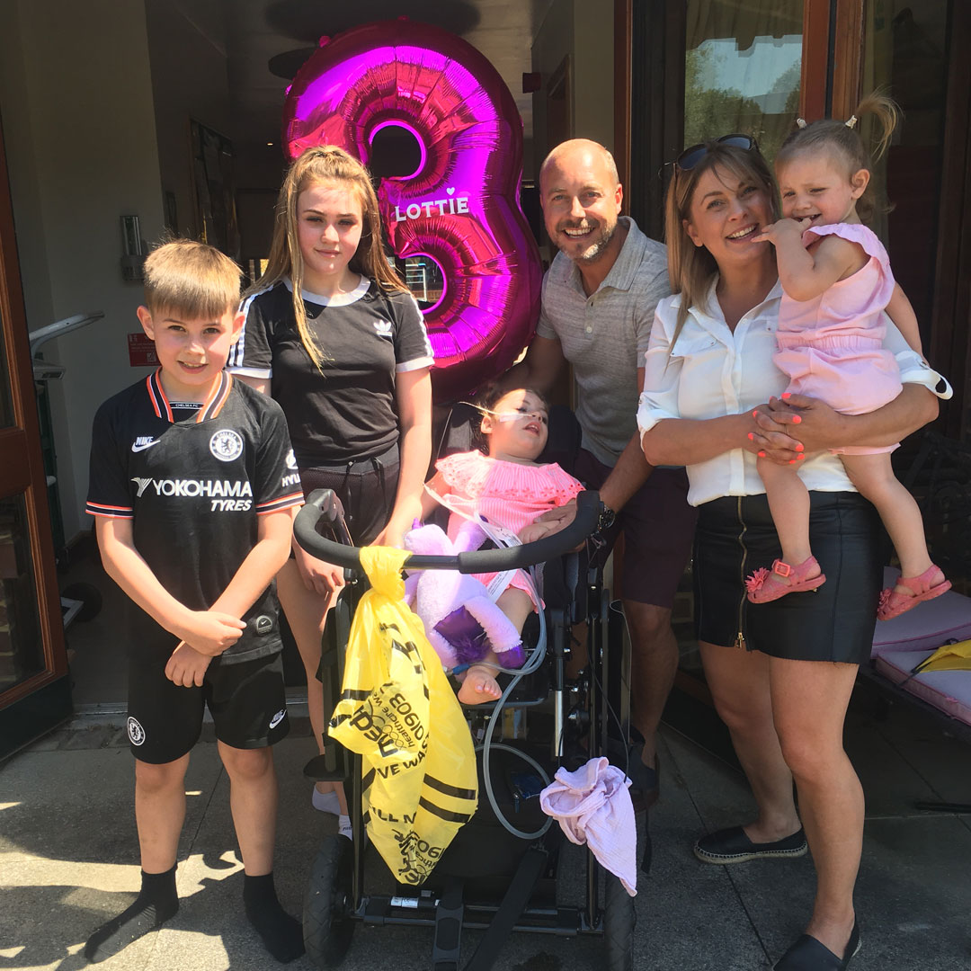 Lottie has been staying with us for symptom management for the past few weeks, and we were happy to be able to celebrate her 3rd birthday at the hospice with her family. #FridayFeeling