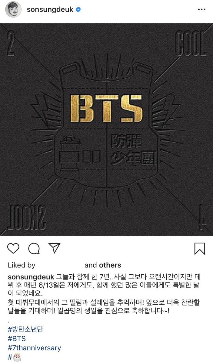 backthevote's tweet photo. 📄✨ INSTA

Mensagem do coreógrafo do BTS 

Os 7 anos que passei juntos com eles. Embora tenha sido mais longo do que isso, todos os 13/6 após a estreia se tornaram um dia especial para mim e para muitos que estiveram com eles.  + 

@BTS_twt #7ToEternityWithBTS https://t.co/a97uy8WuN6