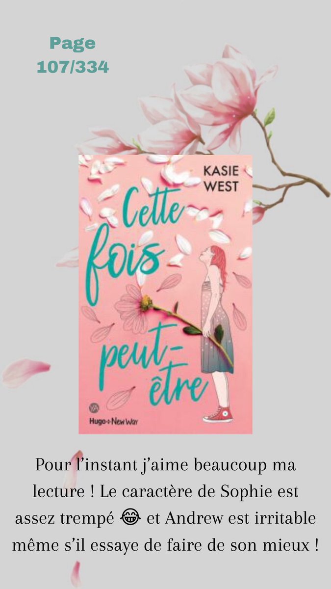 clemencerlx's tweet photo. Cette fois peut-être de @KasieWest aux éditions @HugoNewWay 🌸🙈 !
Pour l’instant j’aime énormément l’histoire ✨❤️ ! Hâte de découvrir la suite !!
#currentlyreading #readingcommunity #reading #book #books #bookstime #bookstagram #livre #livres #hugonewway #kasiewest https://t.co/6DfU6Fmq9N