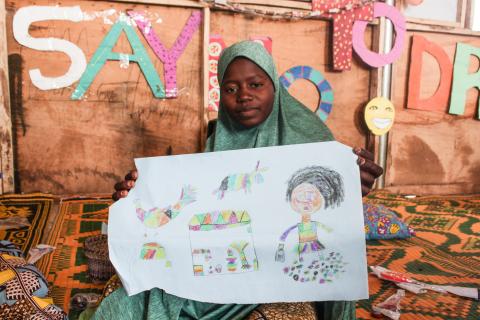 World leading stationary brand BIC donates 28, 000 writing and colouring materials to the International Organization for Migration to support IOM's mental health and psychological support (MHPSS) to internally displaced people in northeast Nigeria.