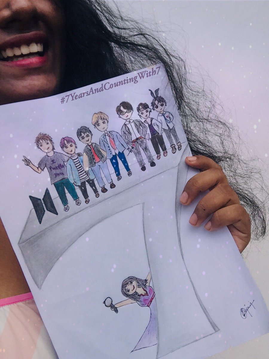 junghwani6's tweet photo. #7YearsAndCountingWith7
Happy Anniversary BTS💜🎊🎉🥳🥳🥳🥳🥳
#SpineLs
#SLARMY
@BTS_twt 
@BANGTANSRILANKA https://t.co/wOnZoPfQEG
