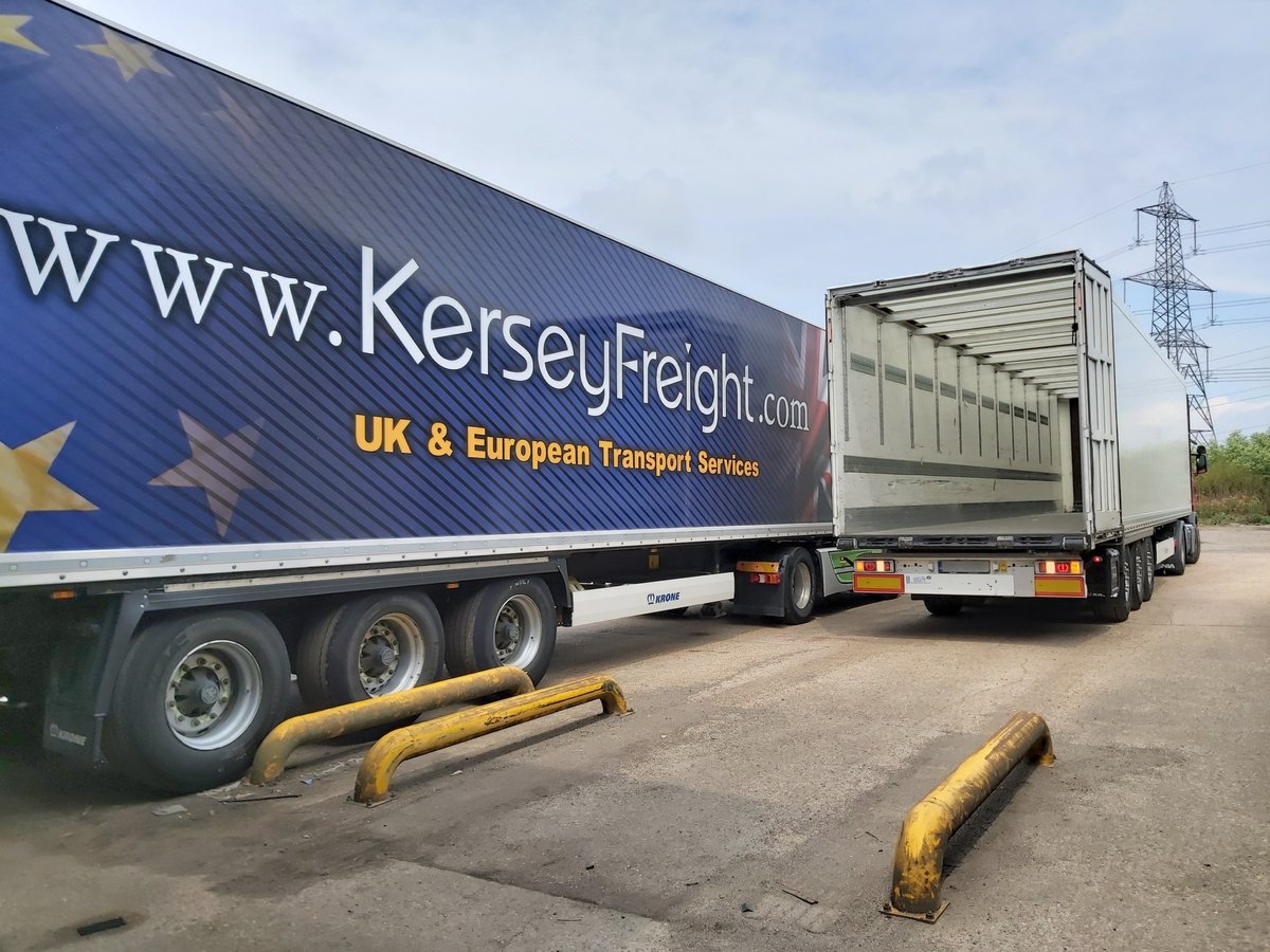 Loading day is done; 15 trucks heading all over Europe