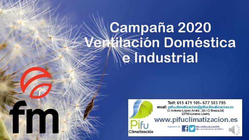 ¿Necesitas un cambio de aires? En #Pifu Climatización comenzamos la campaña de ventilación Primavera-Verano, con #ofertas en ventiladores sobremesa, pie, industriales, nebulizadores ... ¡¡Desde el 15 de junio !! Solicite información en nuestra web pifuclimatizacion.es