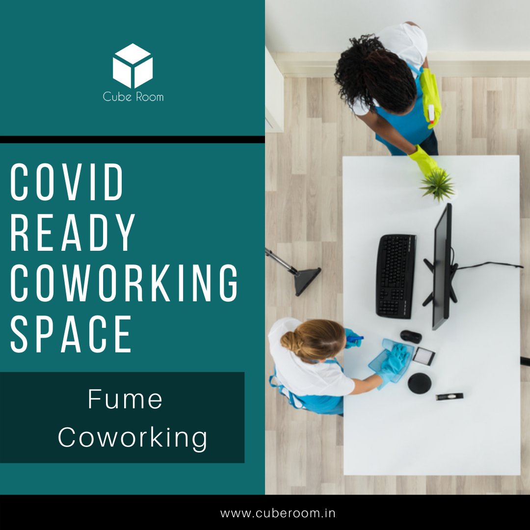 cuberoomcowork's tweet photo. Fume Coworking has thoroughly disinfected the Workspace and rearranged seating plan to ensure your safety.
Book your seat with new offers.
https://t.co/wLRE4AZKZe
Or Call 81300 39760
#Cuberoom #Office #Workspace #NewGoals #Celebrate #Goals #Business #OfficeSeats #RentRelief https://t.co/sHS6I6YBI3