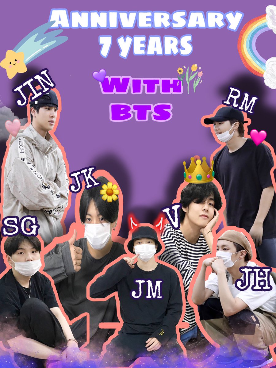 mmmapang's tweet photo. 🎊Happy Anniversary 7years🎊
💜แจก สตก/ธีมไลน์ 50 cc 2คน❤️
รี+เมนชั่น( @BTS_twt #BTS7thYearAnniversary) 
.
.
#7YearsWithBTS 
#BTSanniversary
 #7ToEternityWithBTS https://t.co/4gQfNob2ap