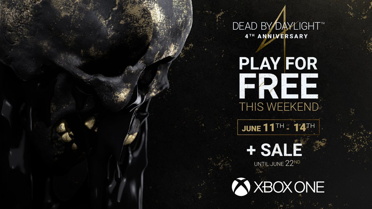 Dead By Daylight Xb1 Sale From June 11th To June 14th Play Dbd For Free Also Enjoy 60 Off The Base Game And Get 50 Off On Select Dlcs