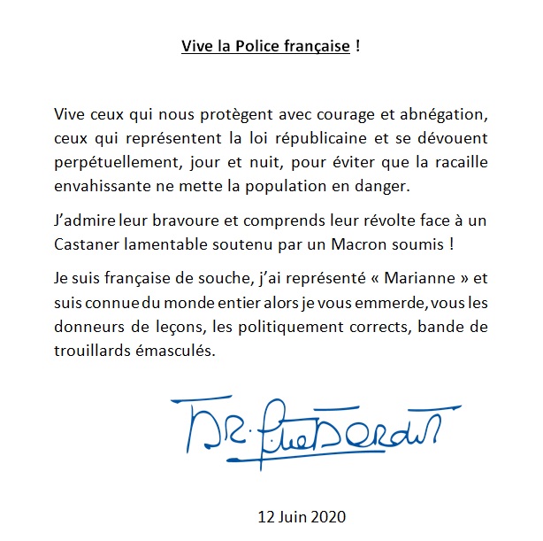 Vive la Police française !