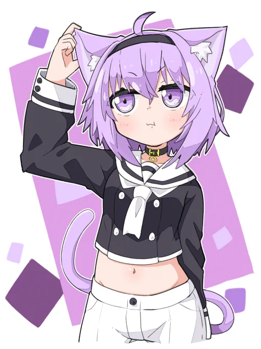 #絵かゆ
#猫又おかゆ新衣装 
#生おかゆ

新衣装で緊張おかゆん? 