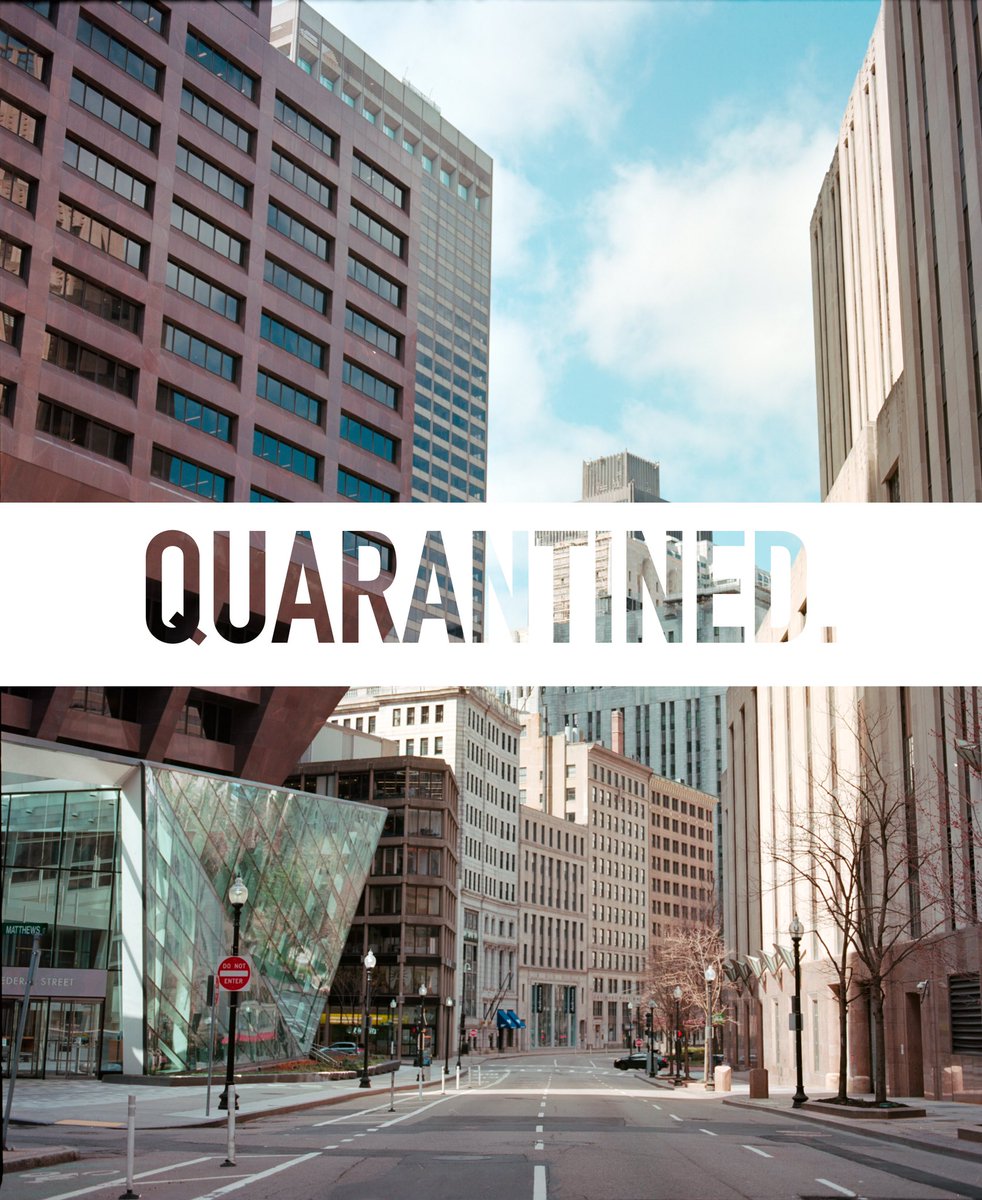 nick__nogueira's tweet photo. Quarantined. 
A photobook documenting the emptiness of Boston during the coronavirus shutdown. All photos were taken by me on a medium format film camera from 1970. Here is the cover and preface. 
Thank you all for the constant support!
Presale starts 6/19 https://t.co/YMcjcUpbPH