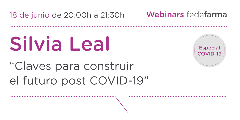 La semana que viene tienes una cita con nosotros y <a href="/slealm/">Silvia Leal</a>
Leal nos hablará sobre las claves para construir el futuro post COVID-19. Doctora cum laude en Sociología experta en tecnología y transformación digitalRecuerda jueves 18 de junio a las 20:00h en mtr.cool/lvalqcwkic
